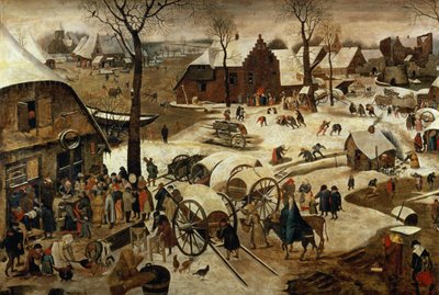 The Payment of the Tithe or The Census at Bethlehem by Pieter Brueghel the Younger